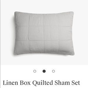 Parachute Linen Box Quilted Sham Set